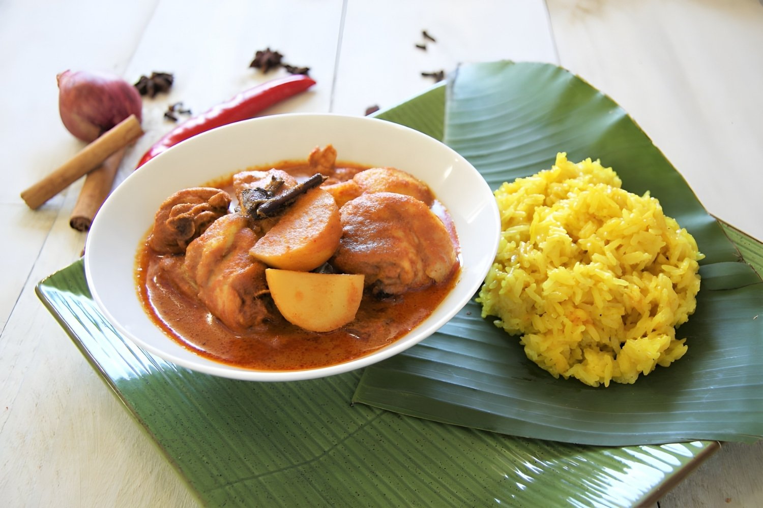 nasi-kunyit-recipe-turmeric-glutinous-rice